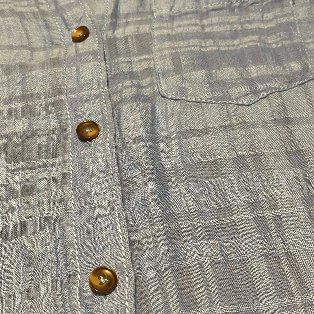 Anthropologie Pilcro And The Letterpress Textured Linen Button Down - Picture 12 of 12
